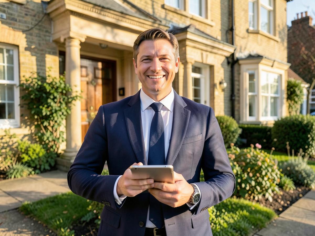 Aarsal Properties estate agent outside a period townhouse